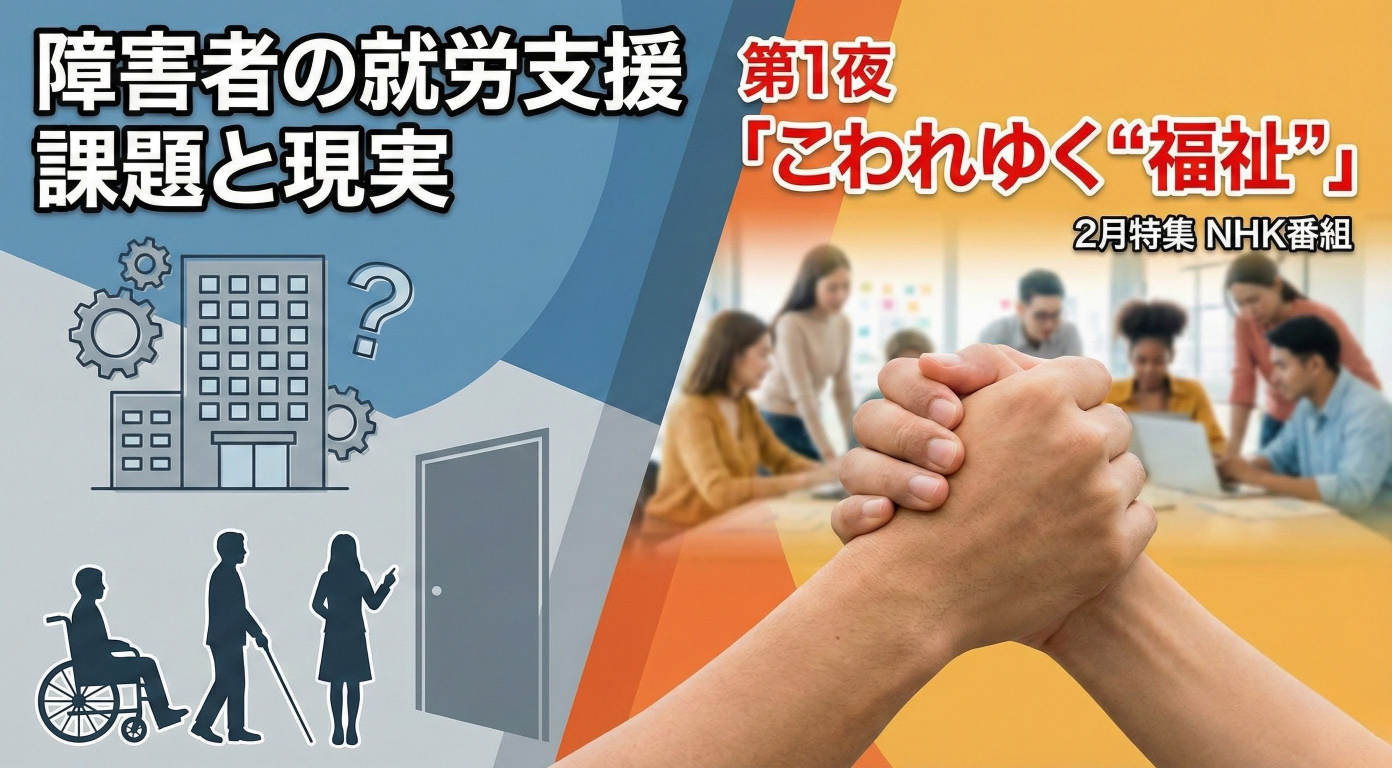 ハートネットTV『2月特集 障害者の就労支援はいま 第1夜「こわれゆく“福祉”」』のサムネイル